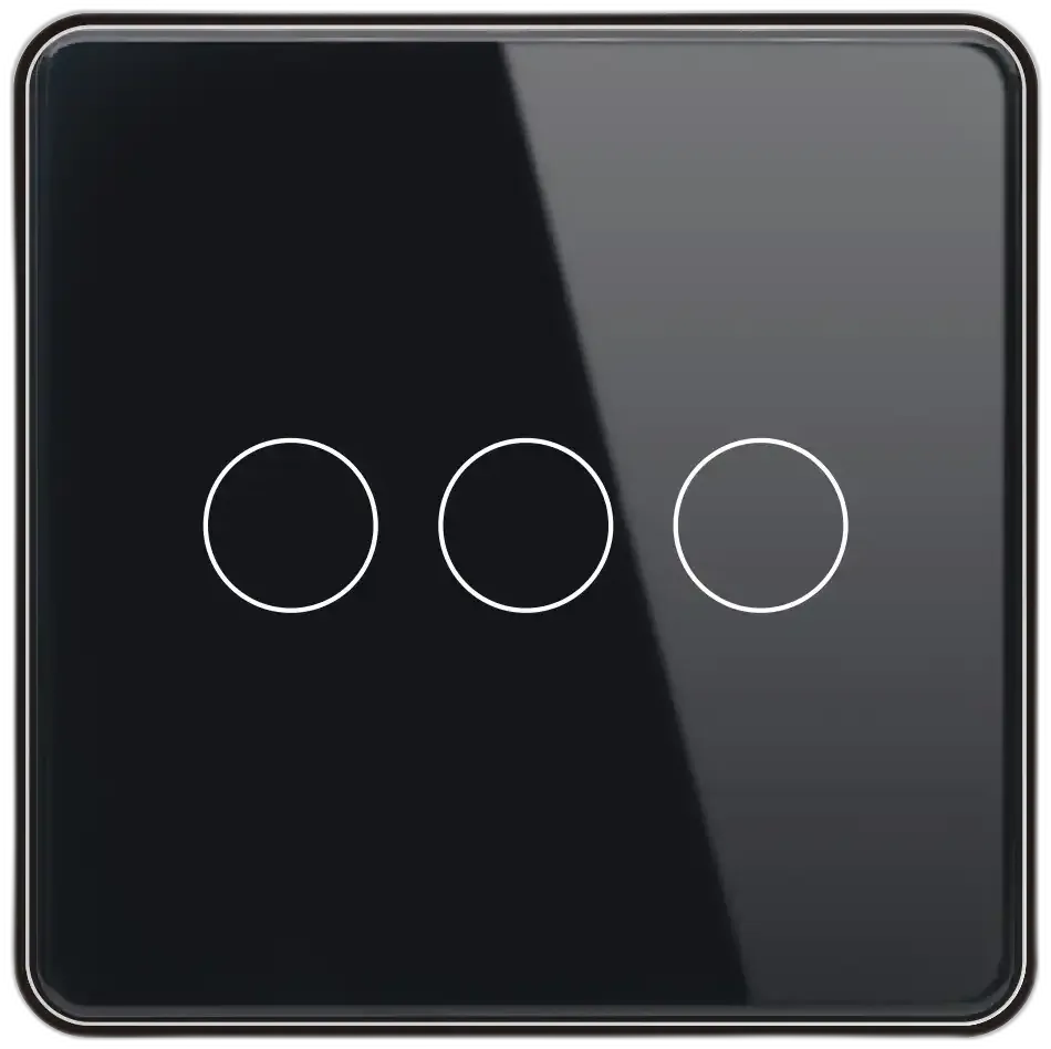 3 relay channel, ZigBee3.0 protocol, touch sensing, IP20 Rating.